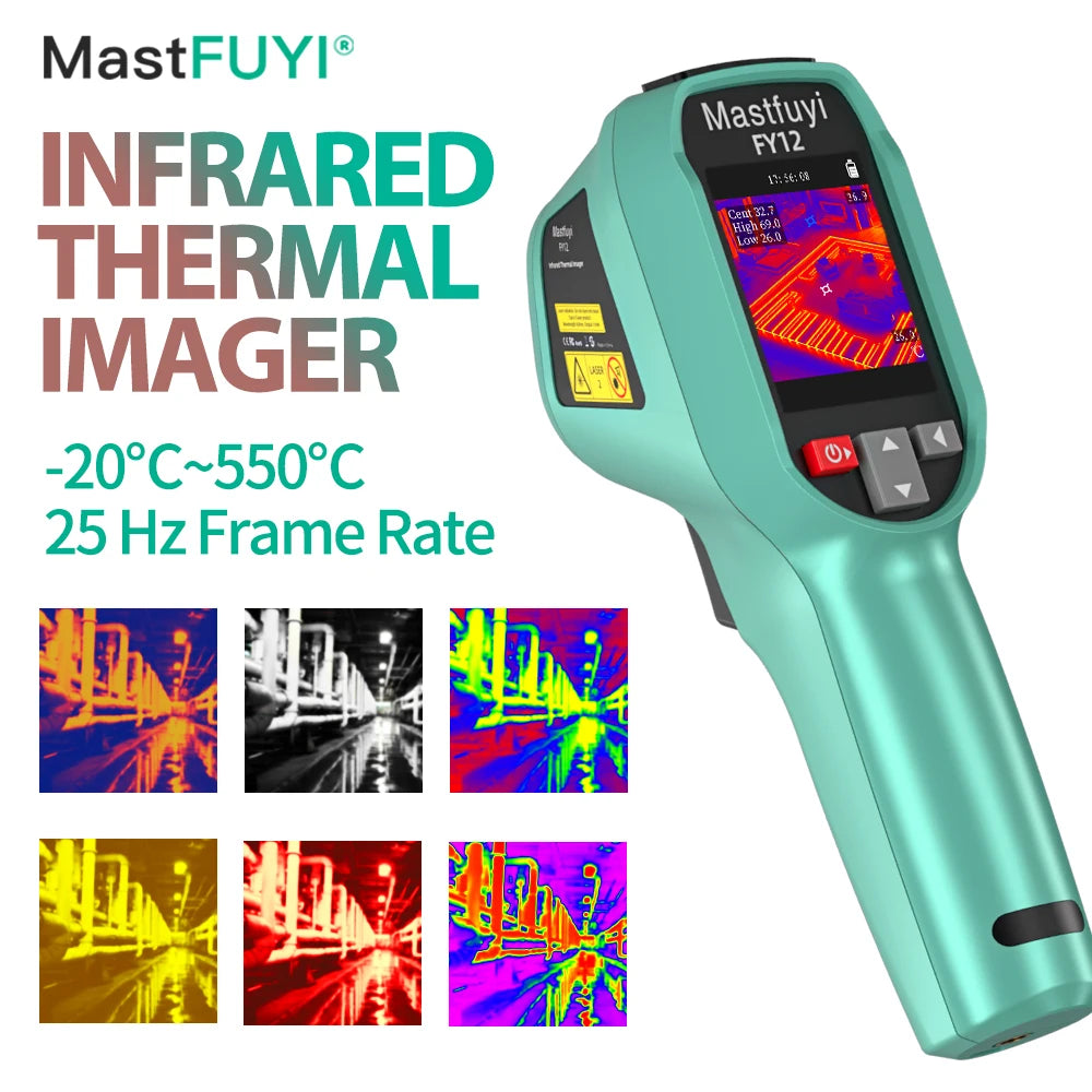 Mastfuyi Handheld Rechargeable Thermal Imaging Camera -20u2103 to 550u2103
