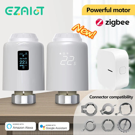 Smart ZigBee TRV Radiator Thermostat &ndash; Voice Control