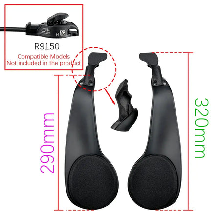 BALUGOE Carbon Bicycle Rest TT Handlebar Electronic Transmission Bike Handle Extension Triathlon Time Trial Cycling Parts by InterCyprus Trading Ltd