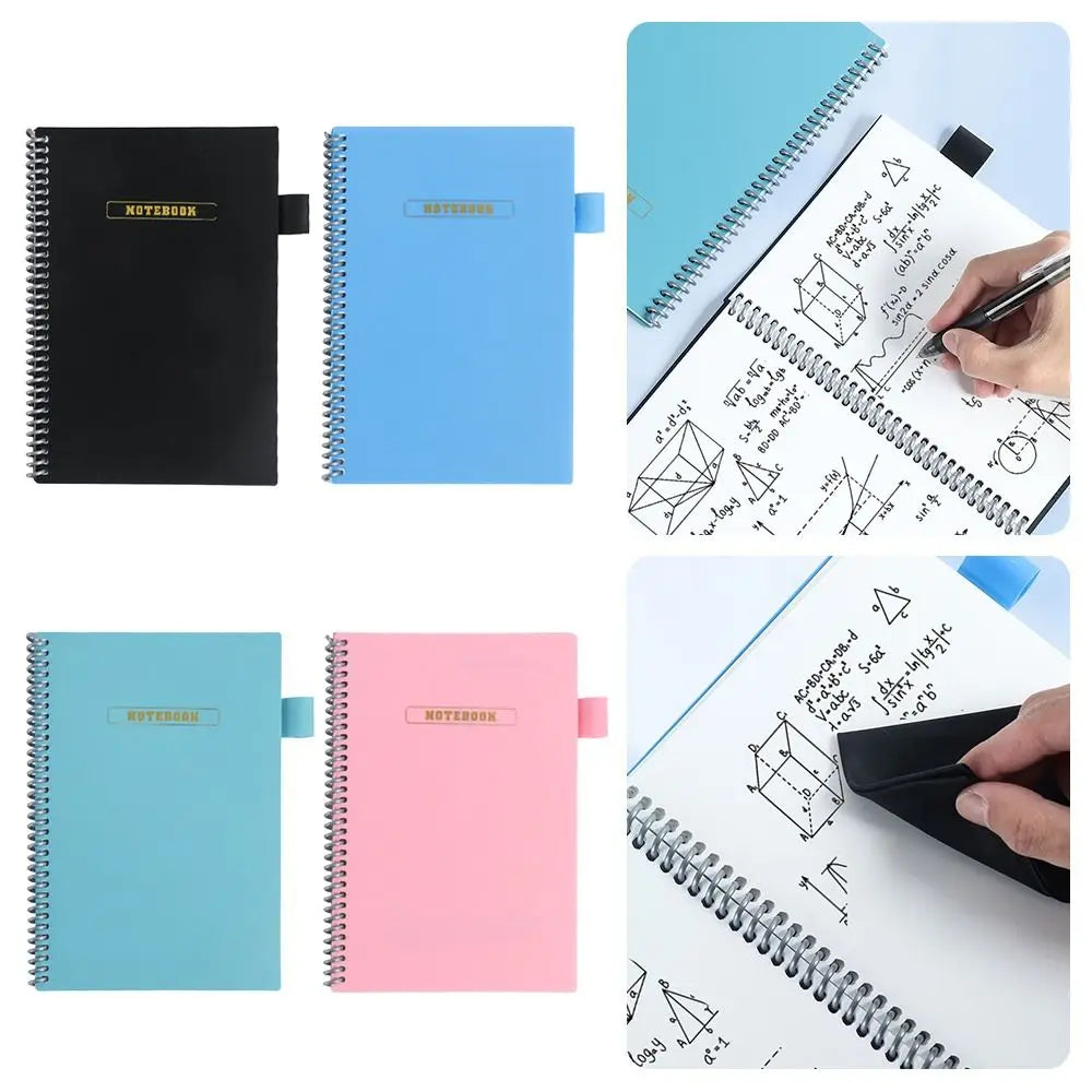 A5 Erasable Whiteboard Journal | Reusable Smart Notebook Planner