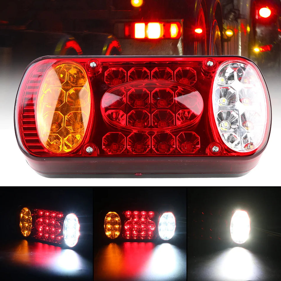 Задние фонари для Ford F-150 и других тяжелых автомобилей, пластик, 12V/24V LED с ДХО, стоп-сигнал, указатель заднего хода