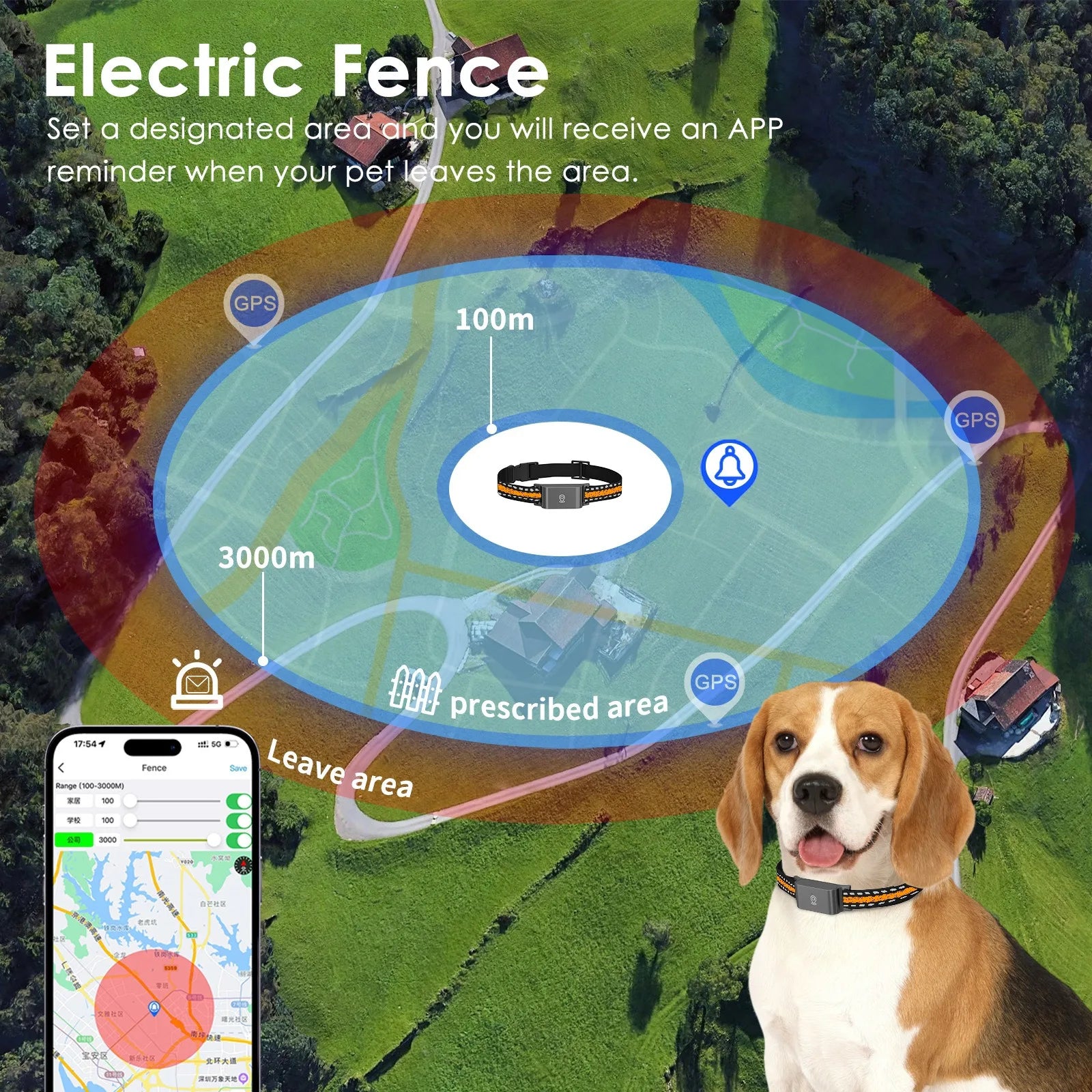 4G GPS Pet Dog Tracker Collar &ndash; Real Time Tracking App