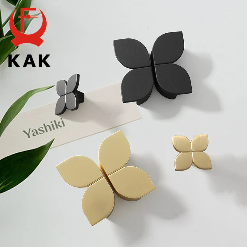 Ручки для шкафов KAK Pearl Gold, потяните за ящик, цинковый сплав