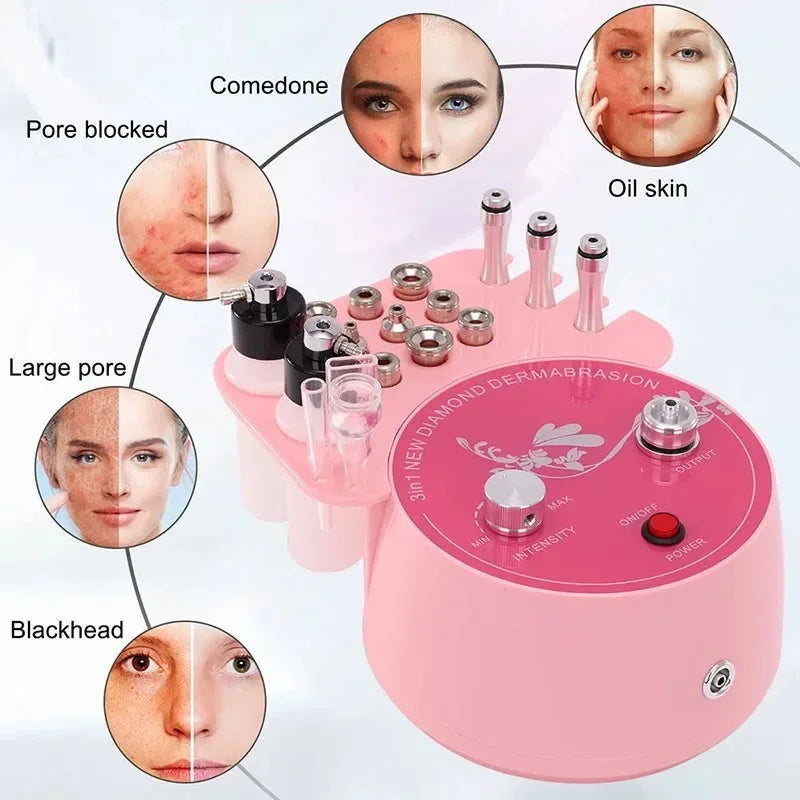Pink Diamond Dermabrasion Machine &ndash; Water Spray Exfoliation