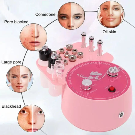 Pink Diamond Dermabrasion Machine &ndash; Water Spray Exfoliation