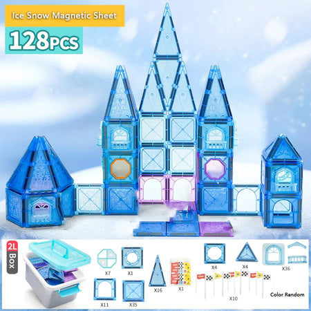 Magnetic Tiles Building Blocks &ndash; Educational STEM Toy ATS30245 I