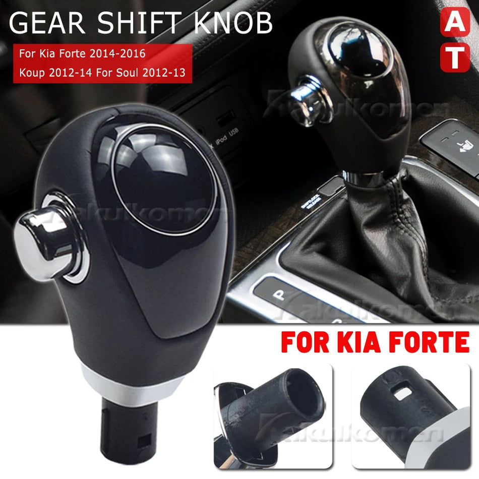 Mânere schimbător de viteze din piele ABS pentru Kia Forte 2013-2017, Optima K5 2011-2013