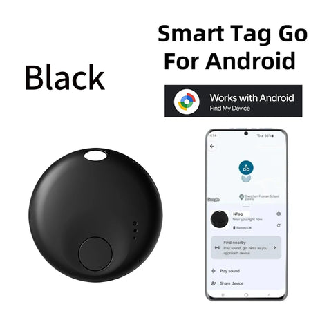 AKAMATE AD001 GPS Locator &ndash; Android Pet Luggage Tracker Black