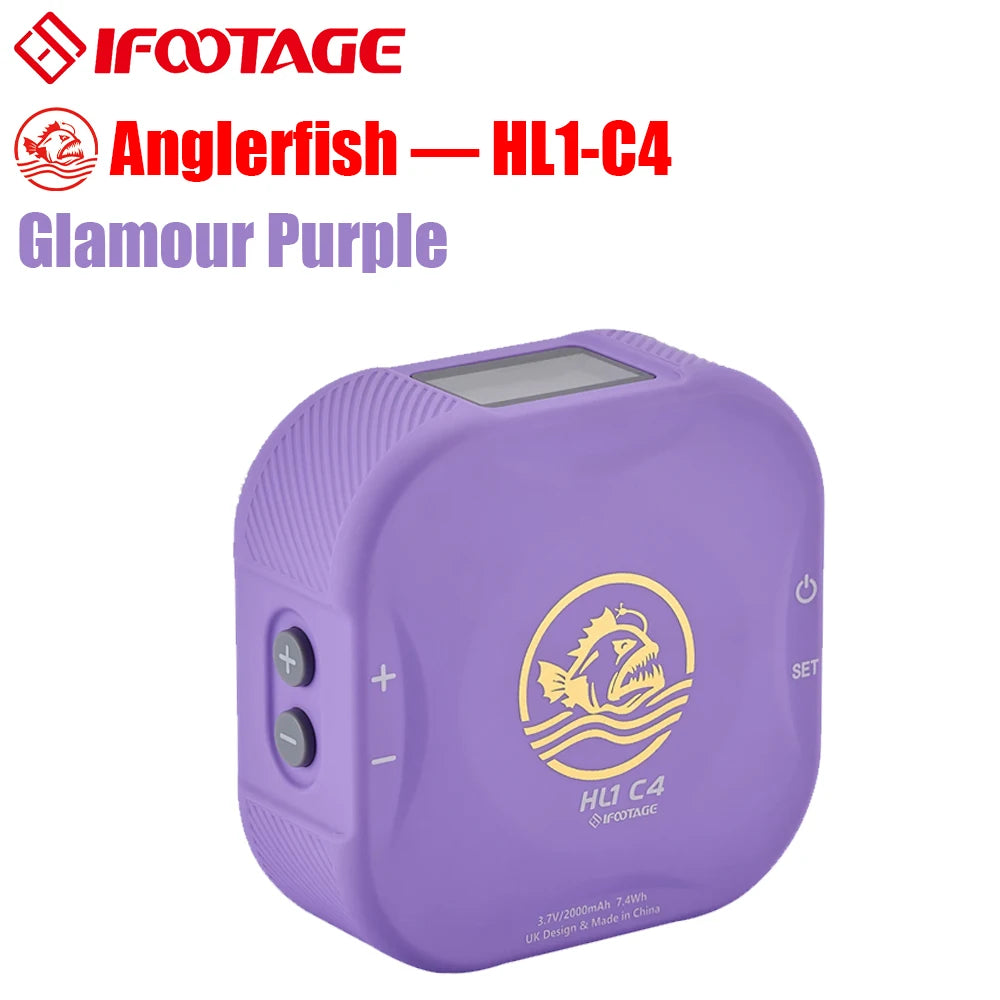 IFOOTAGE Mini RGB Fill Light - APP Control Lighting Glamour Purple