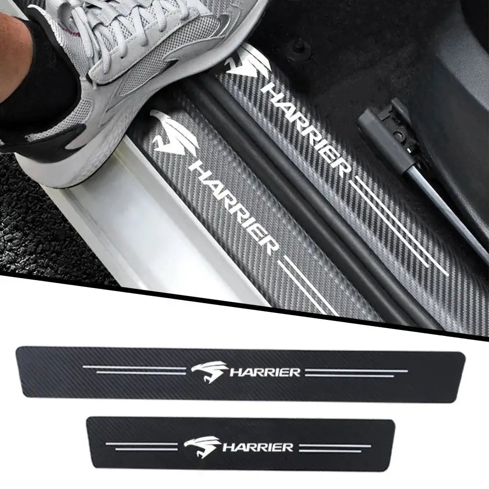 Carbon Fiber Door Sill Guard for Harrier Corolla Rav4 Noah