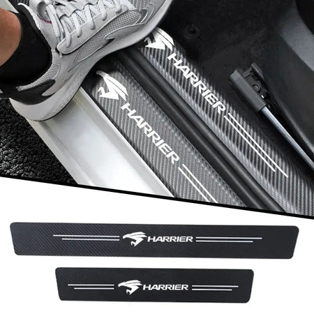 Carbon Fiber Door Sill Guard for Harrier Corolla Rav4 Noah