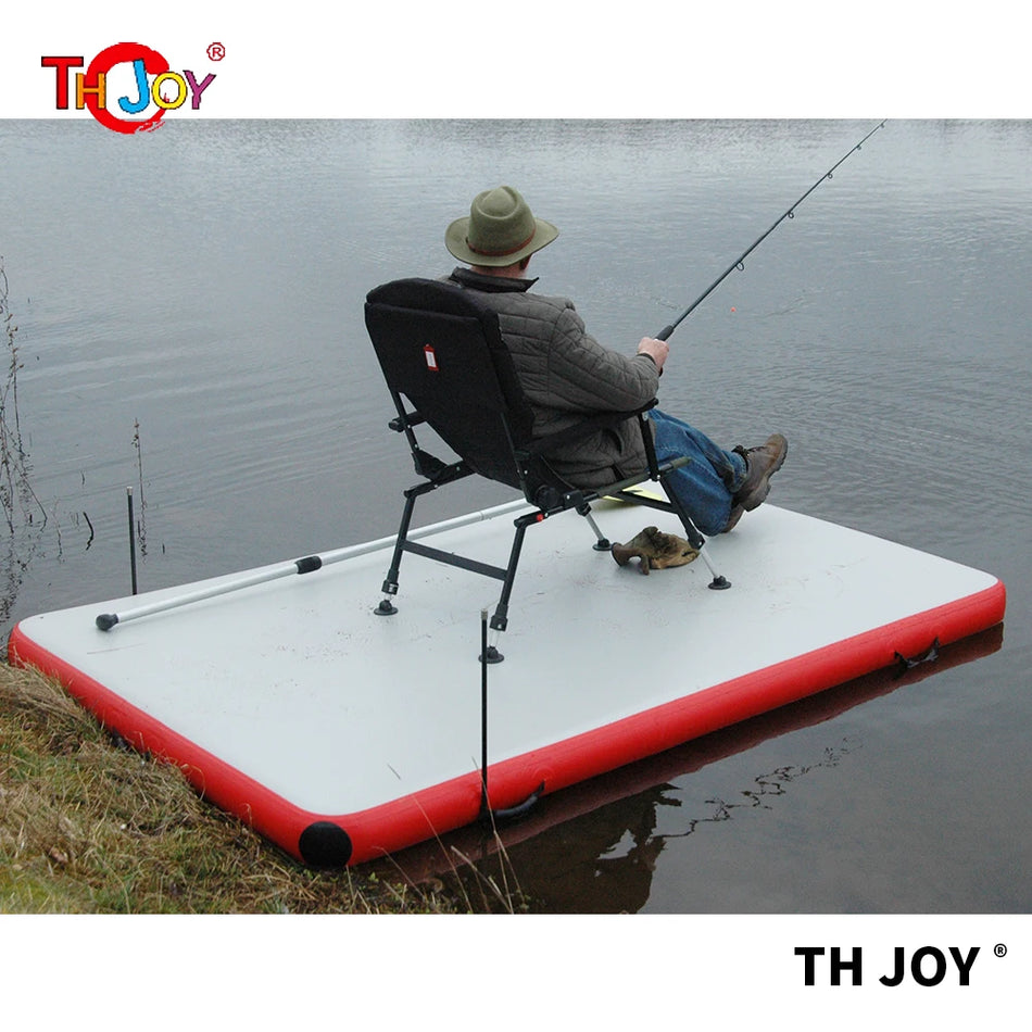 Πλωτή Πλατφόρμα από PVC Φουσκωτό Πόντο για Νερό