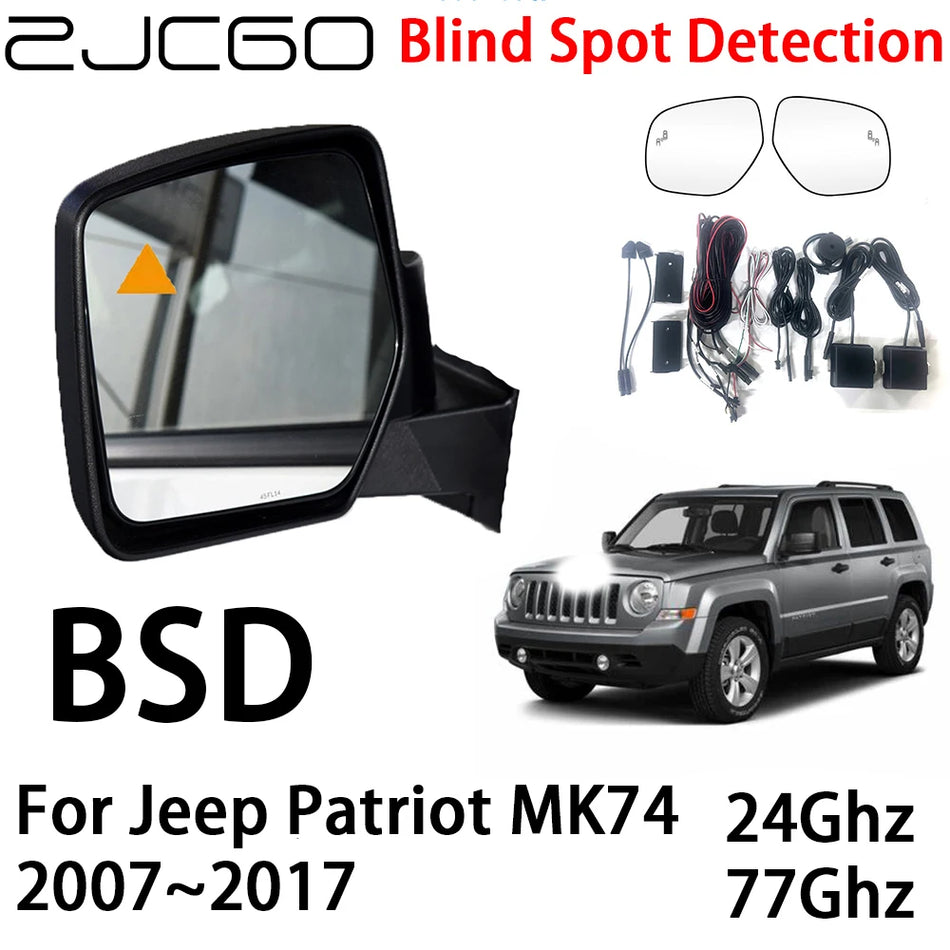 System radarowy do wykrywania martwego pola dla Jeep Patriot z dwoma radarami mmWave w tylnym zderzaku, powiadomienie o bezpieczeństwie jazdy