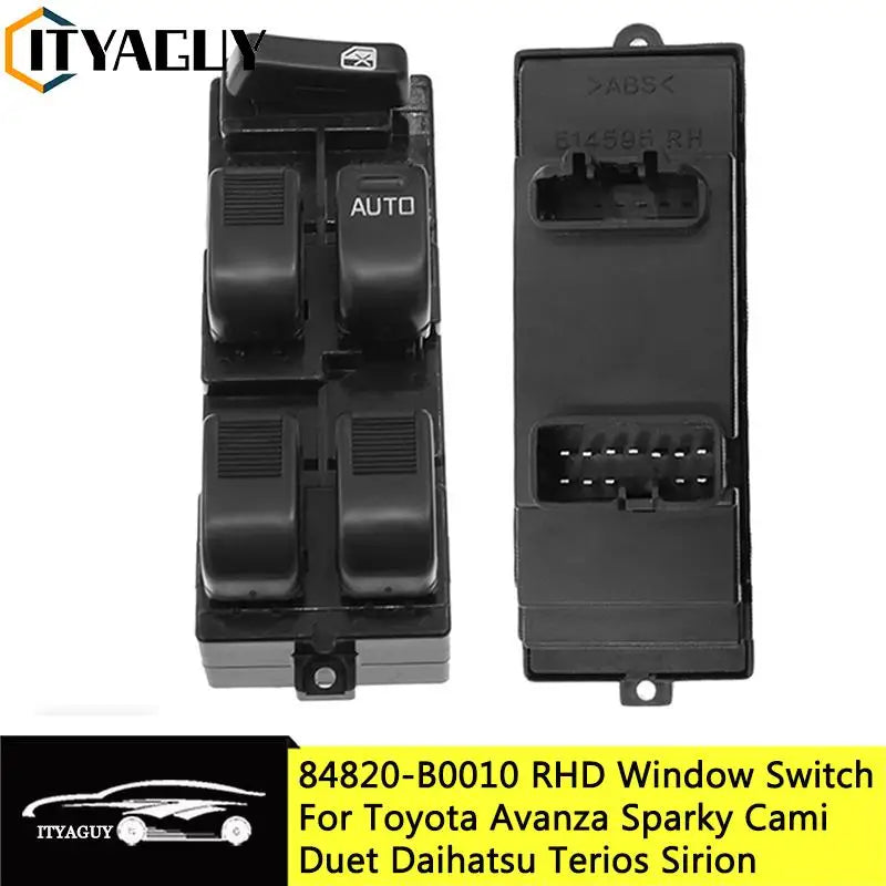 Przycisk przełącznika okna elektrycznego dla Toyoty Avanza RHD 84820-B0010, zamiennik z plastiku ABS