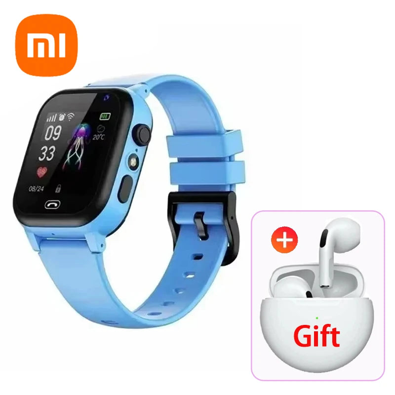 Xiaomi Kids 5G Smart Watch &ndash; SOS GPS Video Call Camera Blue add White