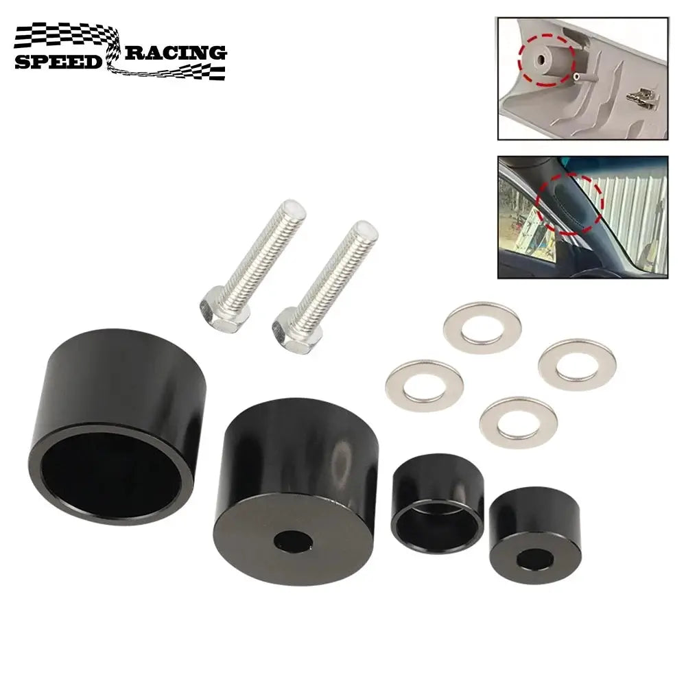 Aluminum Black A Pillar Grab Handle Repair Fit for 2002-2009 Dodge Ram 1500 2500 3500 DH-1138 by InterCyprus Trading Ltd