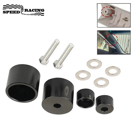 Aluminum Black A Pillar Grab Handle Repair Fit for 2002-2009 Dodge Ram 1500 2500 3500 DH-1138 by InterCyprus Trading Ltd