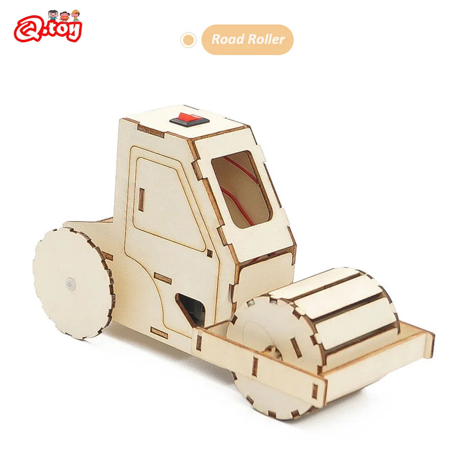 Kit de jucărie STEM pentru copii, cilindru electric de drum DIY