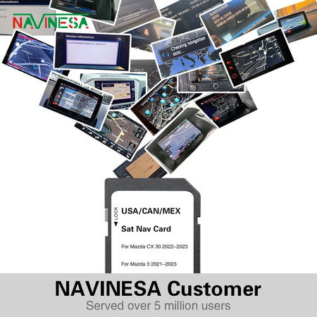 Mazda 3 CX-30 SD GPS Card 2023 North America &ndash; Latest Maps