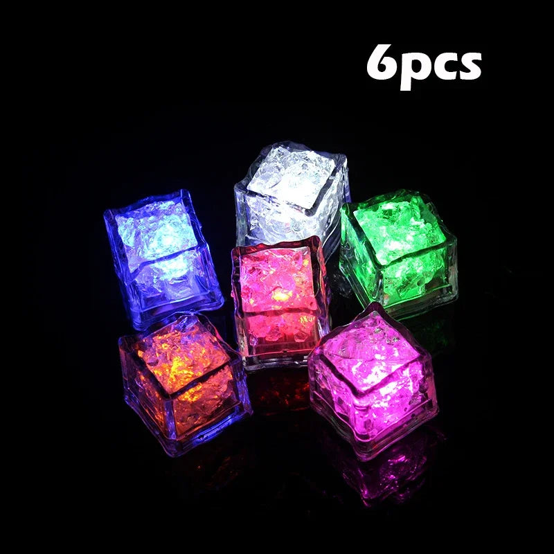 YIYUEQIANLI LED Light Up Bath Toys - 6/12PCS Waterproof Colourful Glowing Fun for Kids 6PCS 1