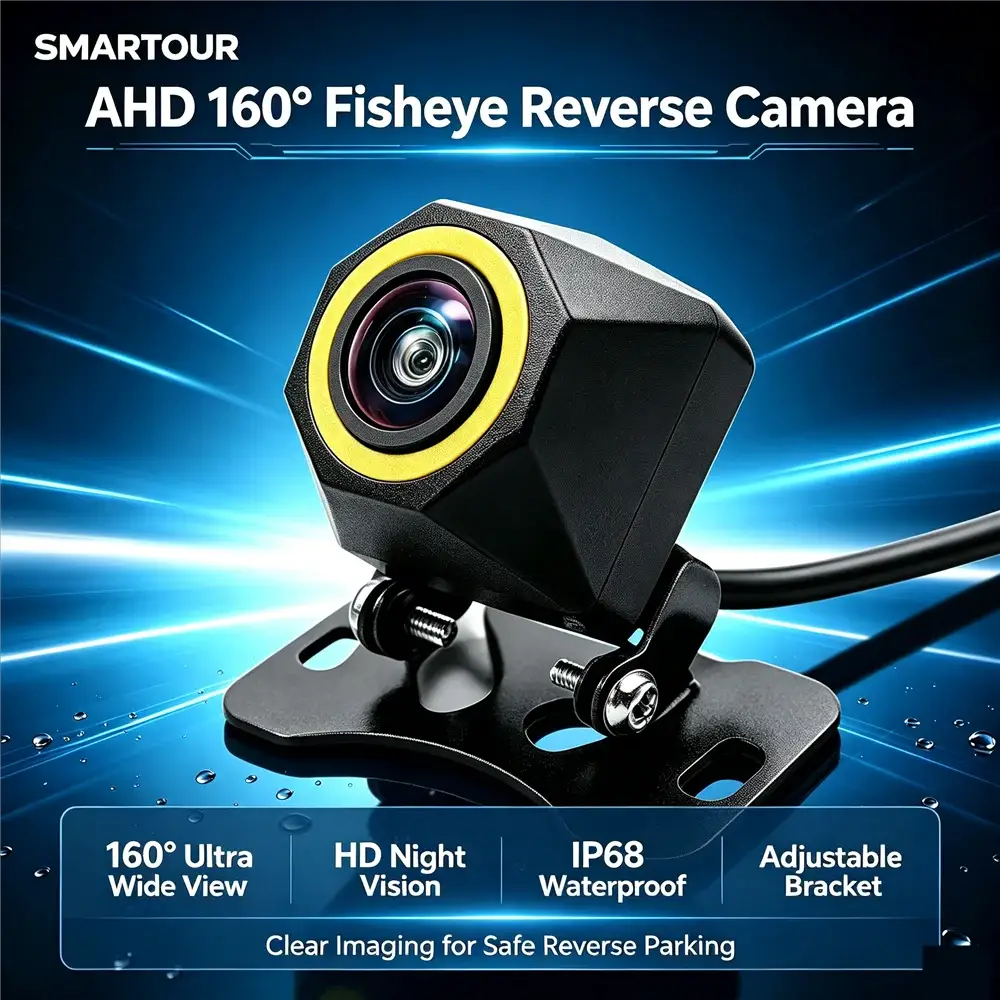 No More Blind Spots! 160° AHD Car Reverse Camera IP68 Waterproof Night Vision Rear View Backup Camera by InterCyprus Trading Ltd
