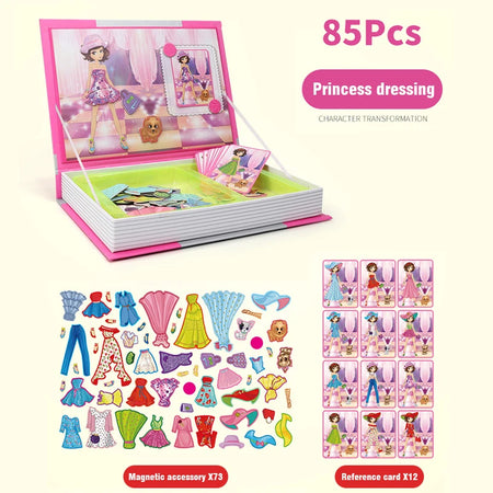 Magnetic Book Puzzle &ndash; Engaging Montessori Learning Game Princess