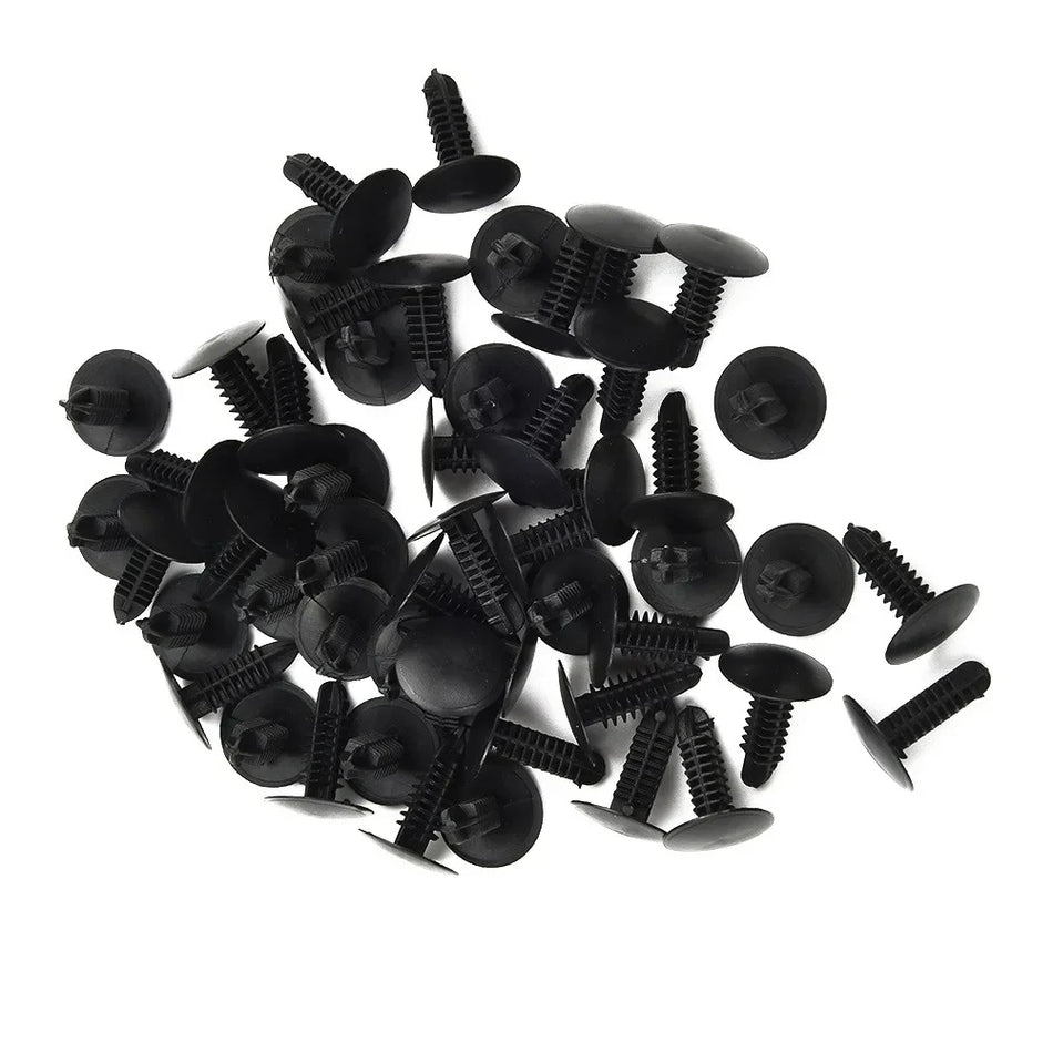 Rivetti per paraurti auto NightKist, clip in plastica 4x5x12mm