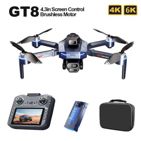 GT8 RC Drone &ndash; Obstacle Avoidance Foldable Quadcopter