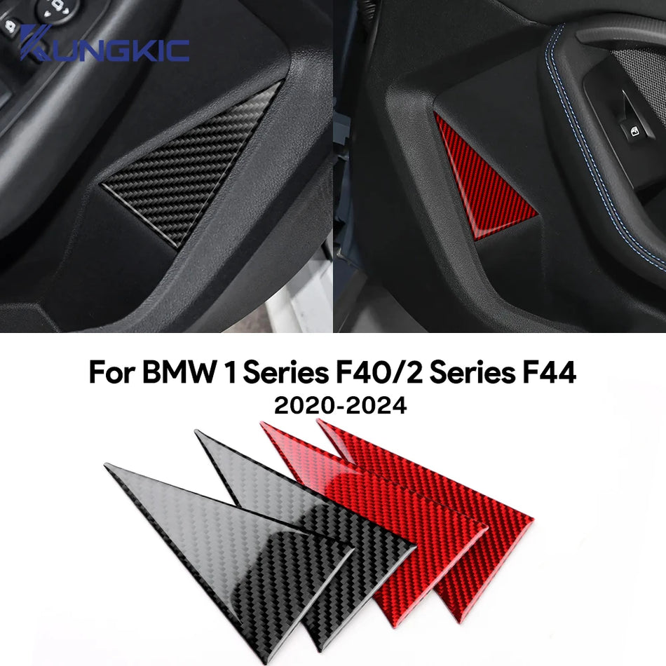 Afdekframe voor de knop van de achterklep, sierlijst van koolstofvezel, voor BMW F40 F44