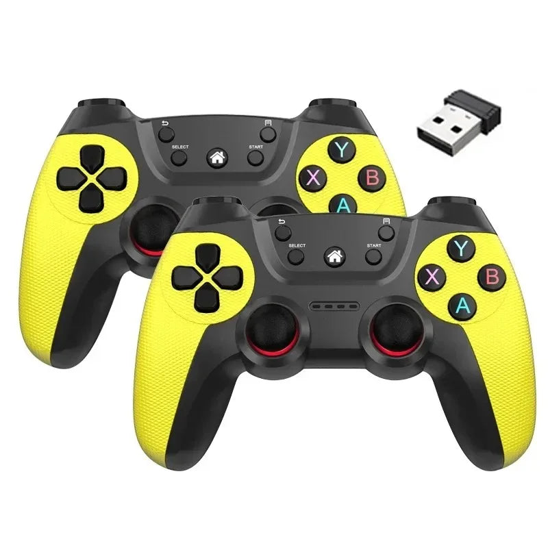 BOYHOM Wireless Doubles Game Controller &ndash; 2.4G Connectivity Yellow