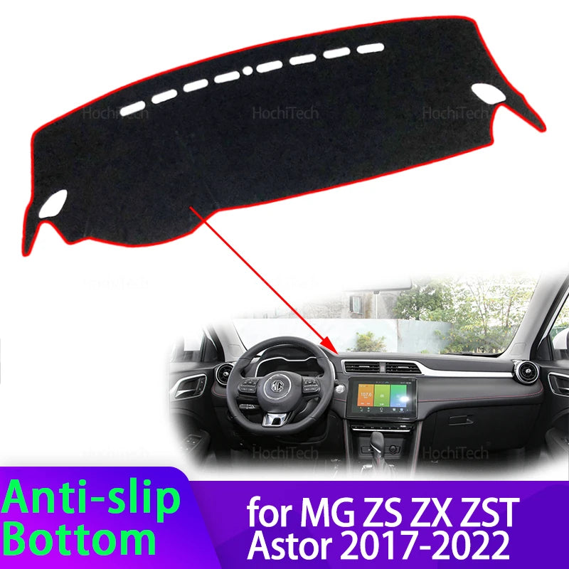 Polyester Dashboardmat Voor MG ZS ZX ZST Astor Zonnescherm Cover