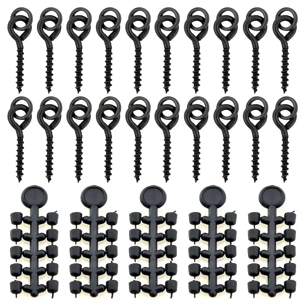 Carp Fishing 50Pcs Rubber Beads Hook Stops For Chod Rigs Type B