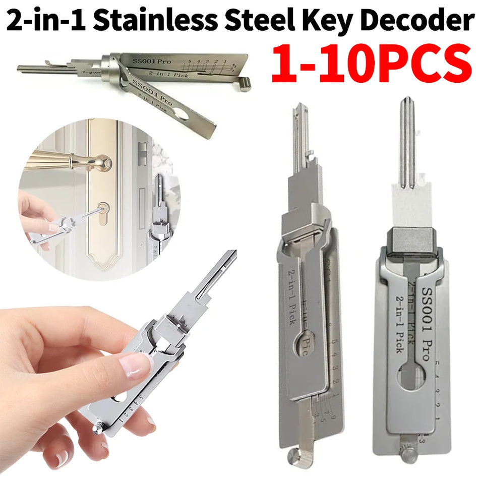 Paslanmaz Çelik Anahtar Kodlayıcı ve Kilit Kancası Aracı O Yüzük Kiti