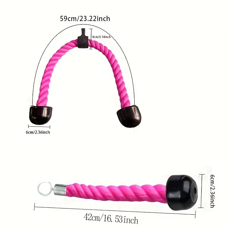 Composite Biceps and Triceps Training Rope for Gym, Downward Tension