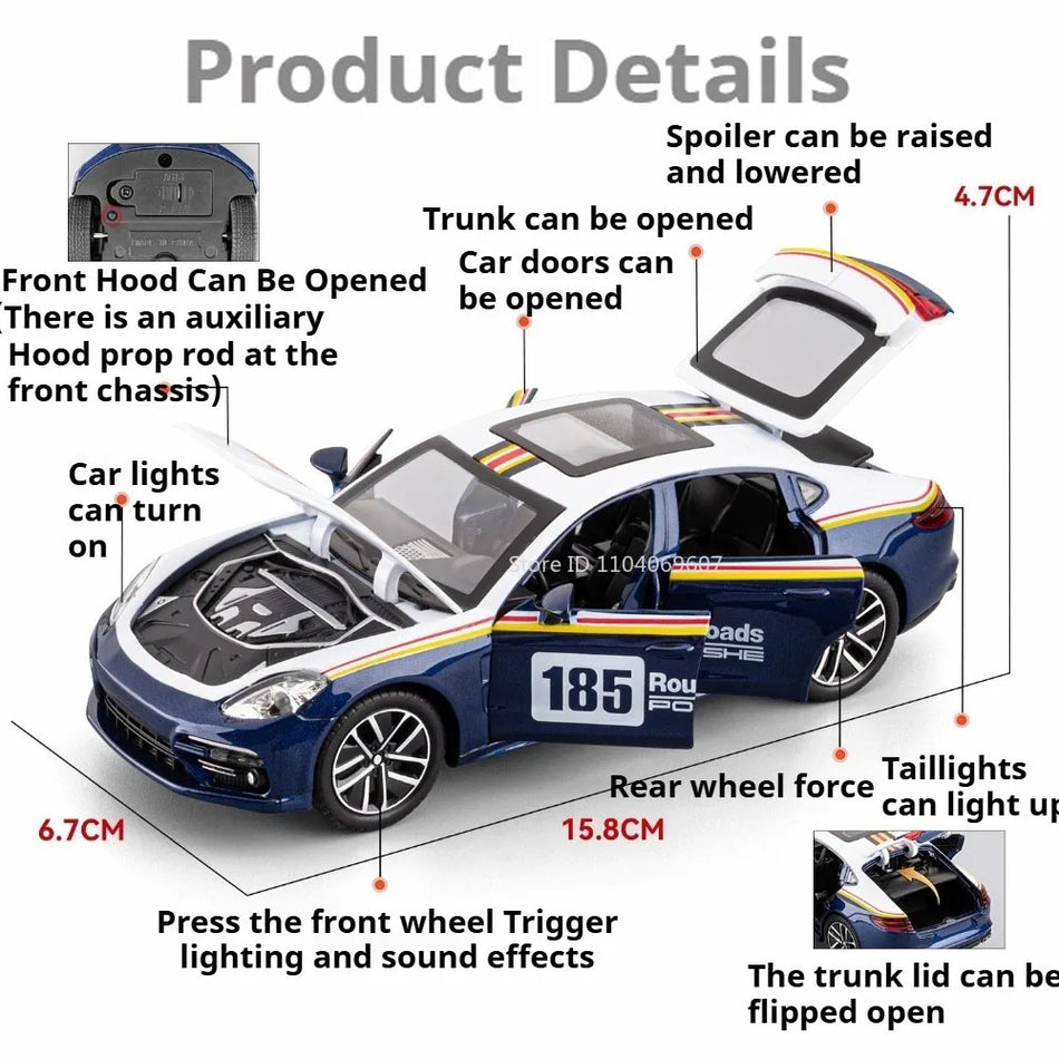 Model avtomobila iz litine v razmerju 1:32 za Porsche Panamera 911GT3