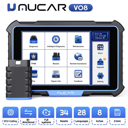 MUCAR VO8 - Bi-Directional OBD2 Scanner With ECU Coding MUCAR VO8 / CHINA