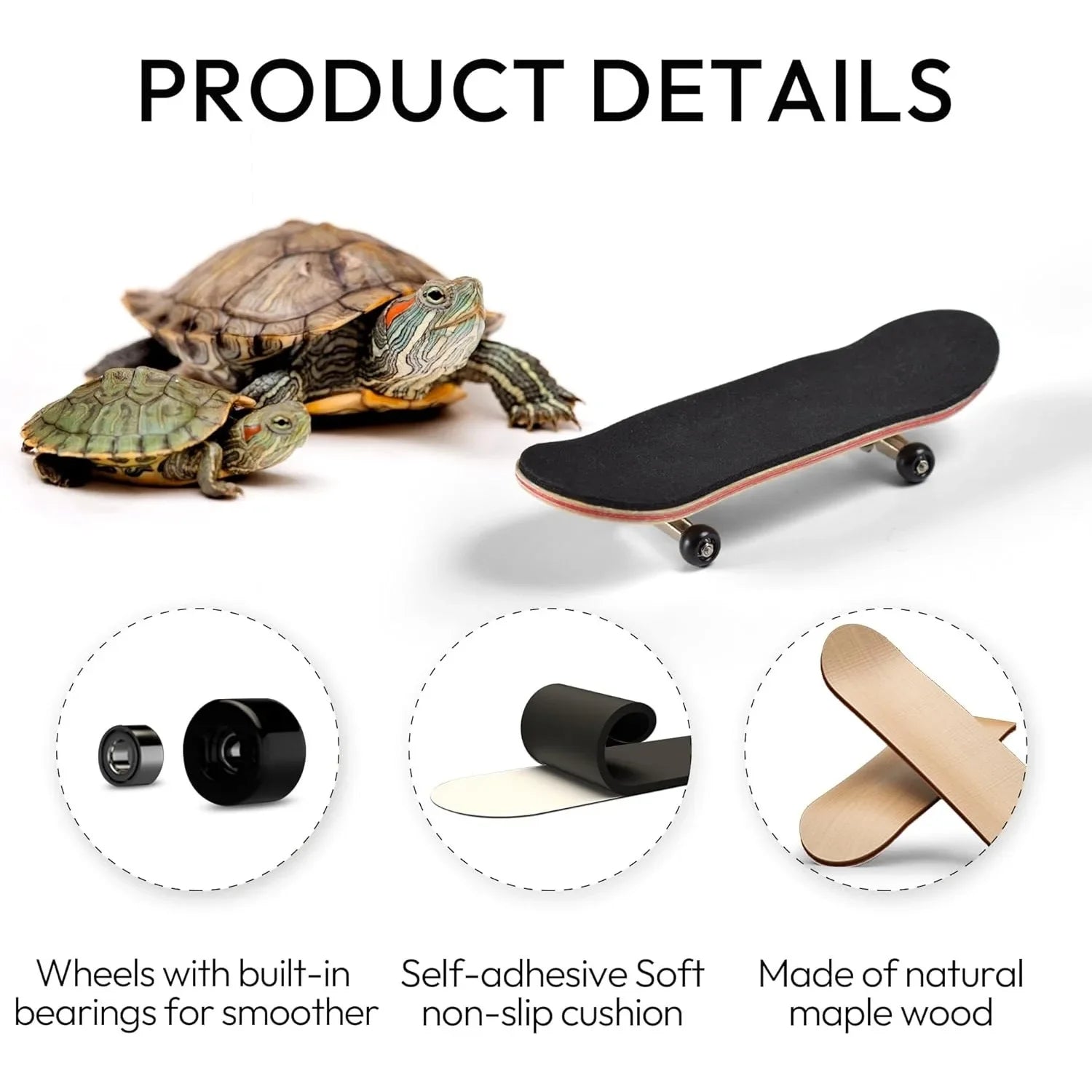 Turtle Skateboard &ndash; Anti-Slip Pad For Secure Playtime