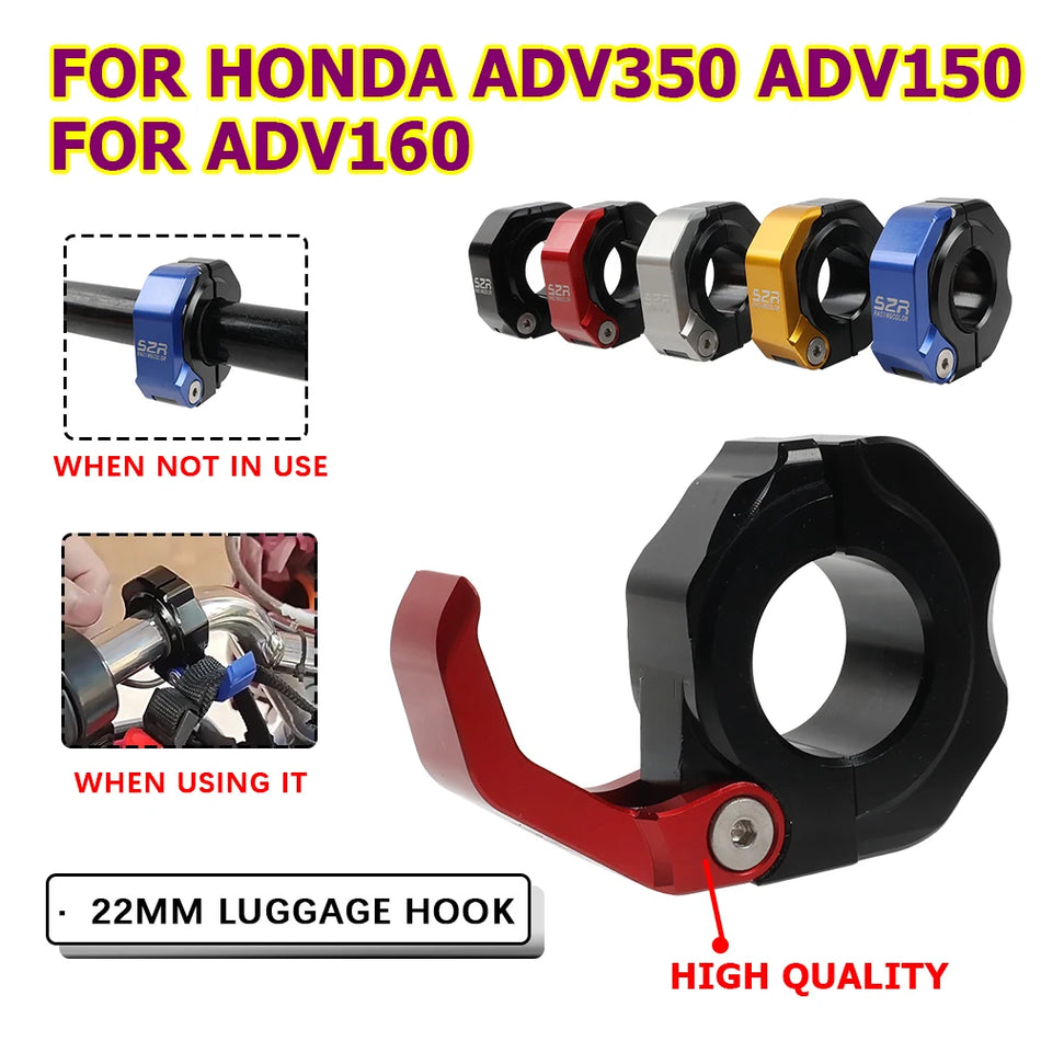 Honda ADV350/ADV150/ADV160 Helmhaakhouder voor stuur, bagagetashanger