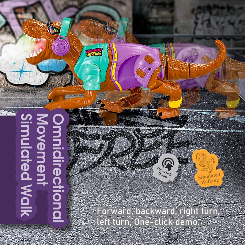 Spray Dinosaurs Infrared RC Animal &ndash; With Light and Spray