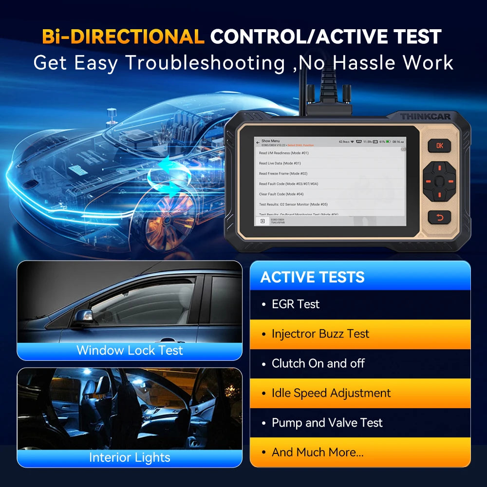 Thinkcar Thinkscan 662 &ndash; Bi-Directional CANFD OBD2 Scanner