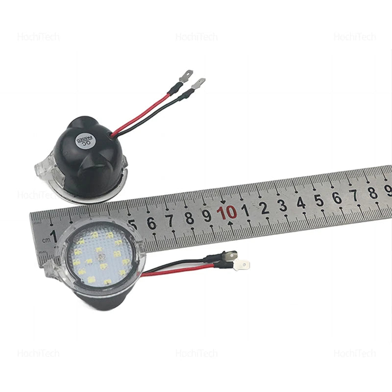Valkoiset LED-sivupeilin lammikkovalot 2 kpl Ford Edge F-150:lle