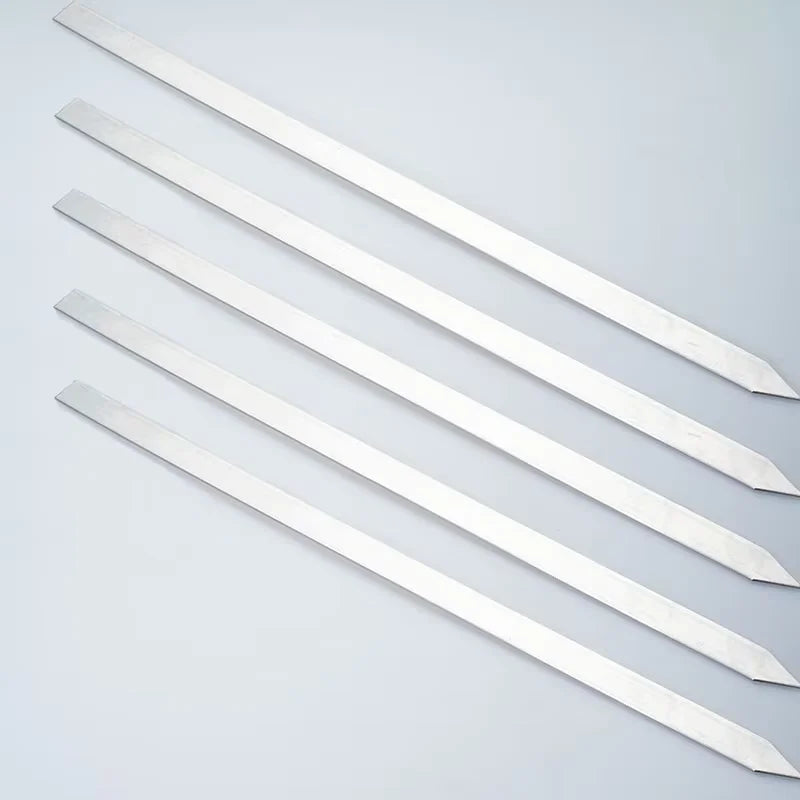 Premium 50cm Stainless Steel BBQ Skewers for Perfect Grilling 5pc