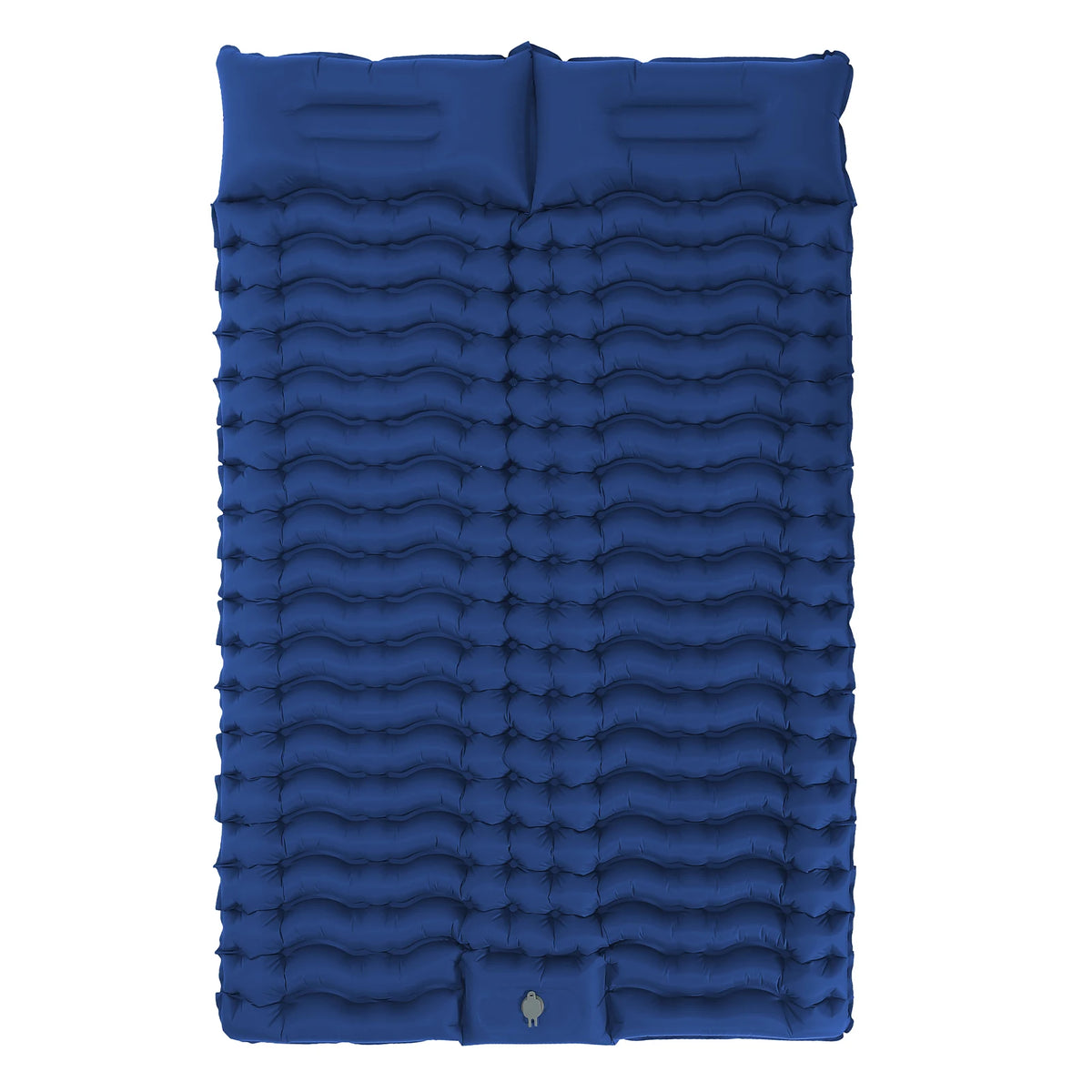 Tomshoo Camping Sleeping Pad 79in &ndash; Built-in Inflator Pump Blue