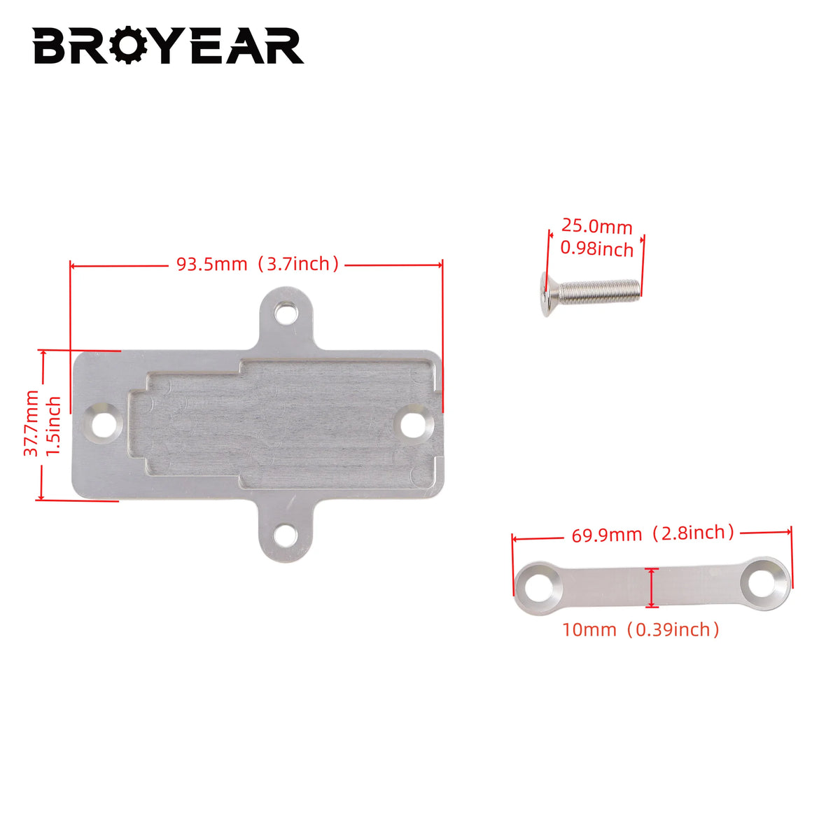 Flex Fuel Sensor Bracket 6061 Billet Aluminum For GM 13577429 by InterCyprus Trading Ltd