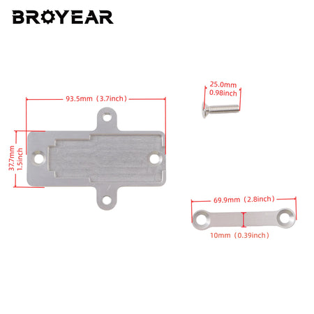 Flex Fuel Sensor Bracket 6061 Billet Aluminum For GM 13577429 by InterCyprus Trading Ltd