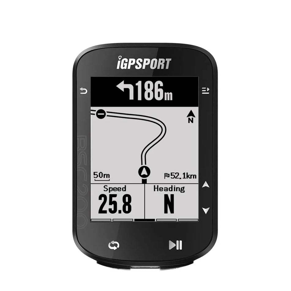 IGPSPORT BSC200 GPS cyklocomputer navigace a bezdrátový ANT Bluetooth 5.0