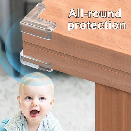 Transparent Baby Safety Silicone Corner Protectors
