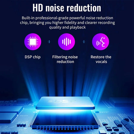 Luxuglow 64GB Mini Voice Recorder &ndash; HD Noise Reduction