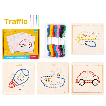 BZS00449 Embroidery Threading Game &ndash; Fine Motor Skills D