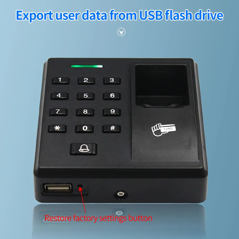 Fingerprint RFID Access Control Keypad 125KHz &ndash; Fast Setup